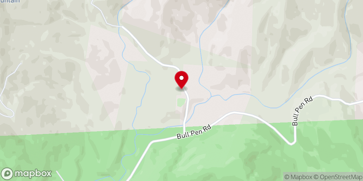 Map showing location of Pleasant Grove Church