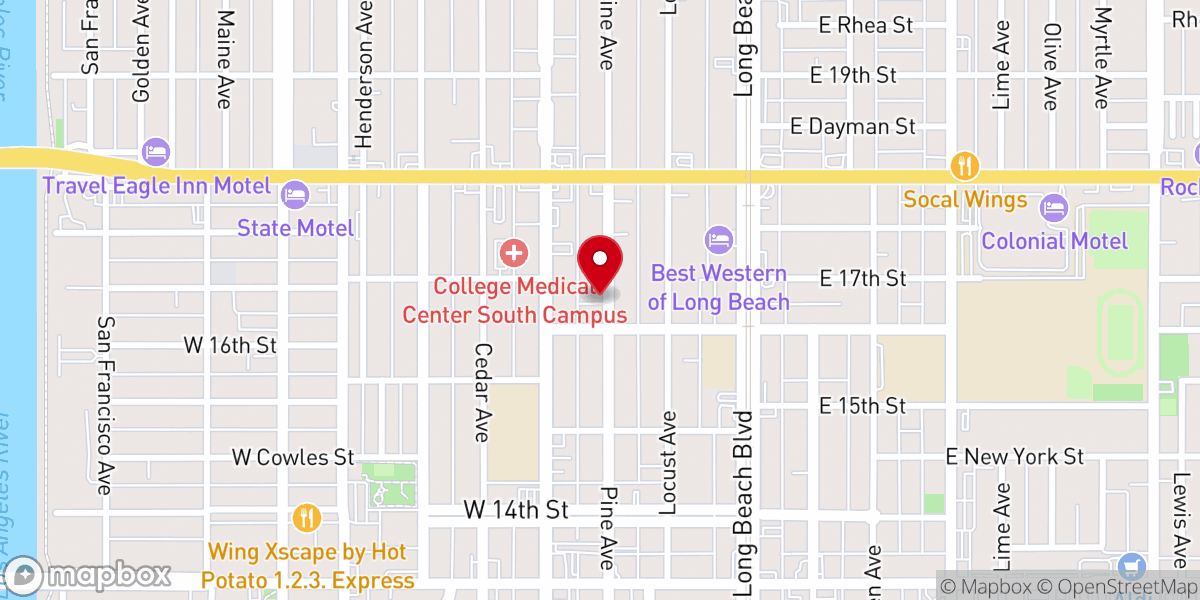 Map showing location of Saint Stephen Lutheran Church