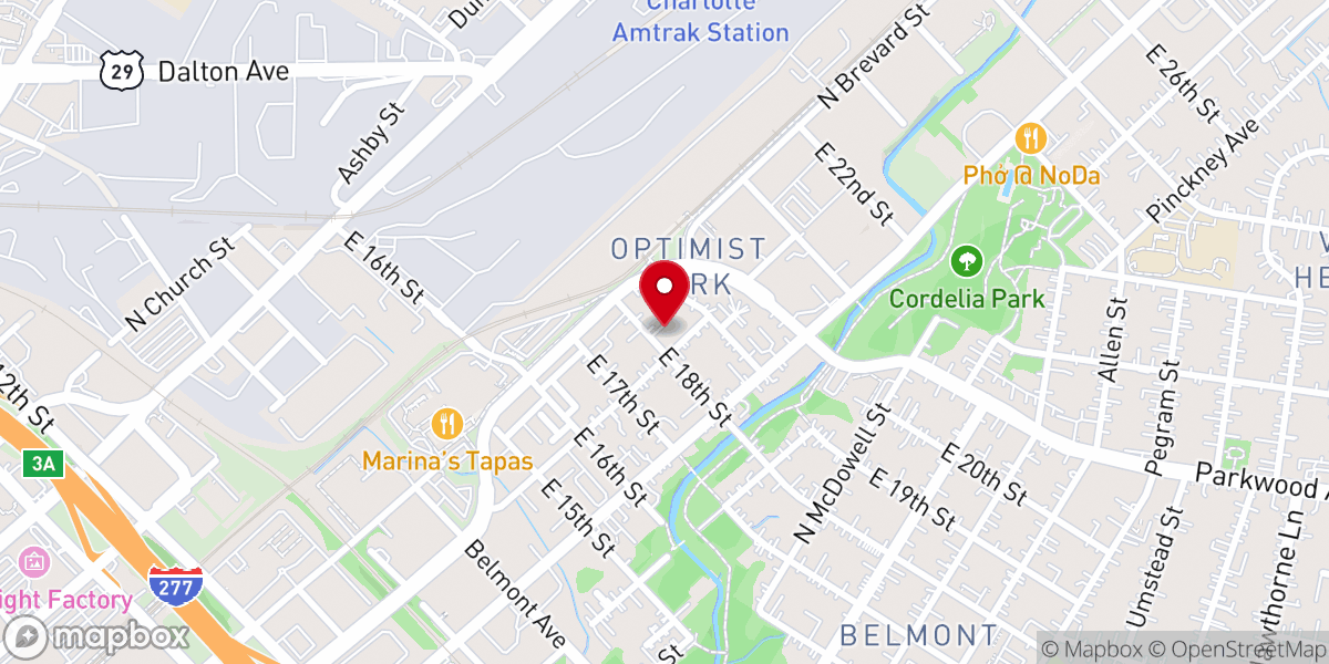 Map showing location of A T C Ministries