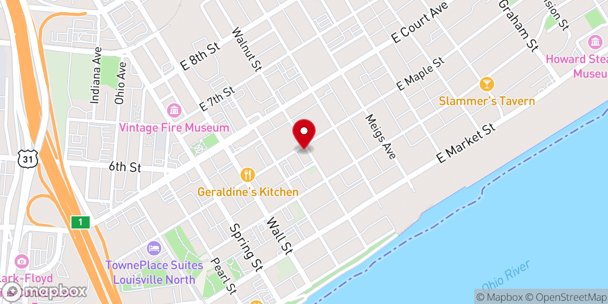 Map showing location of St Luke's United Church-Christ