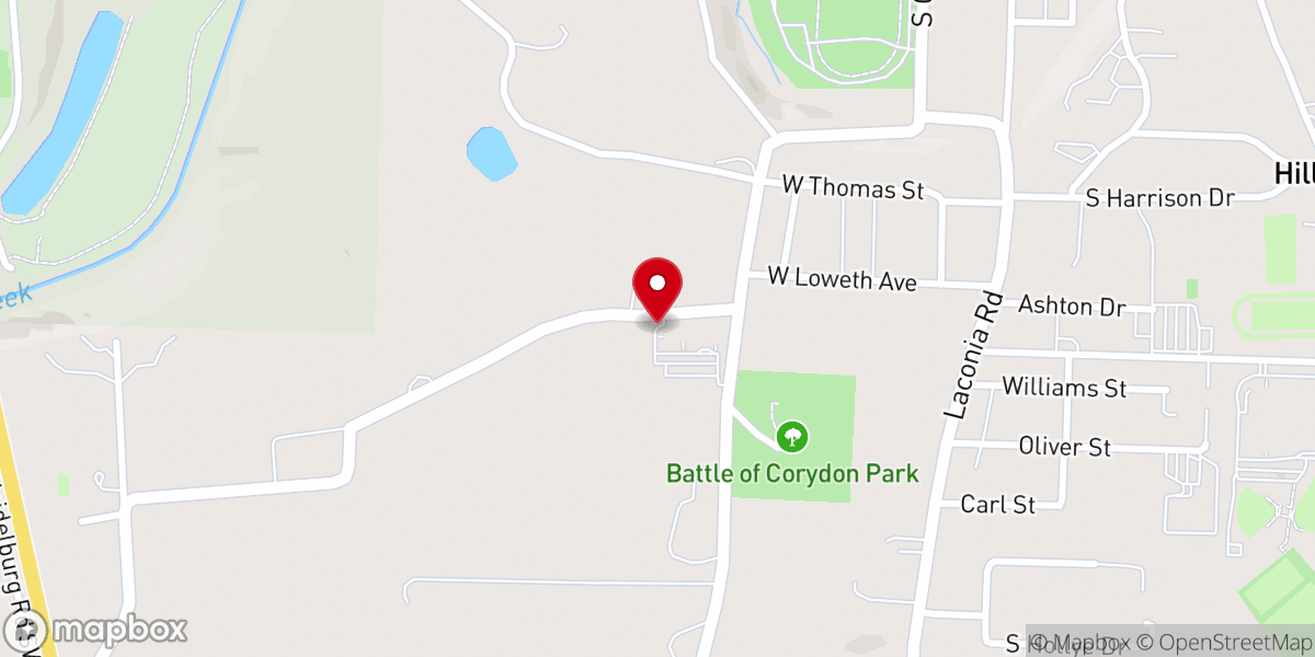 Map showing location of Old Capitol Church