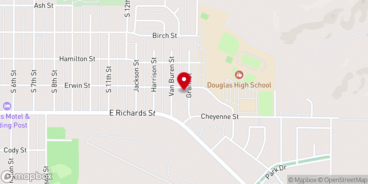 Map showing location of Unity Christian Fellowship