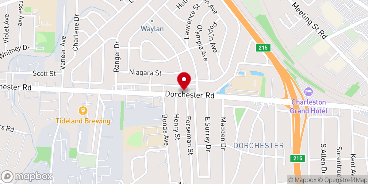 Map showing location of North Charleston Shiloh Seventh-day Adventist Church