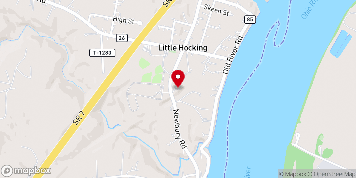 Map showing location of Church Club