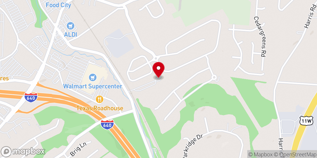 Map showing location of Spring Place Presbyterian Church
