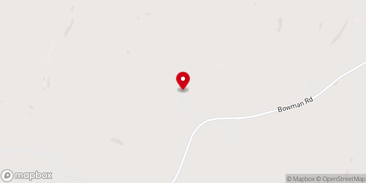 Map showing location of Marshall Chapel