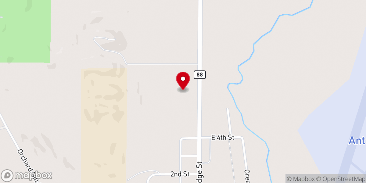 Map showing location of Saint Luke's Catholic Church