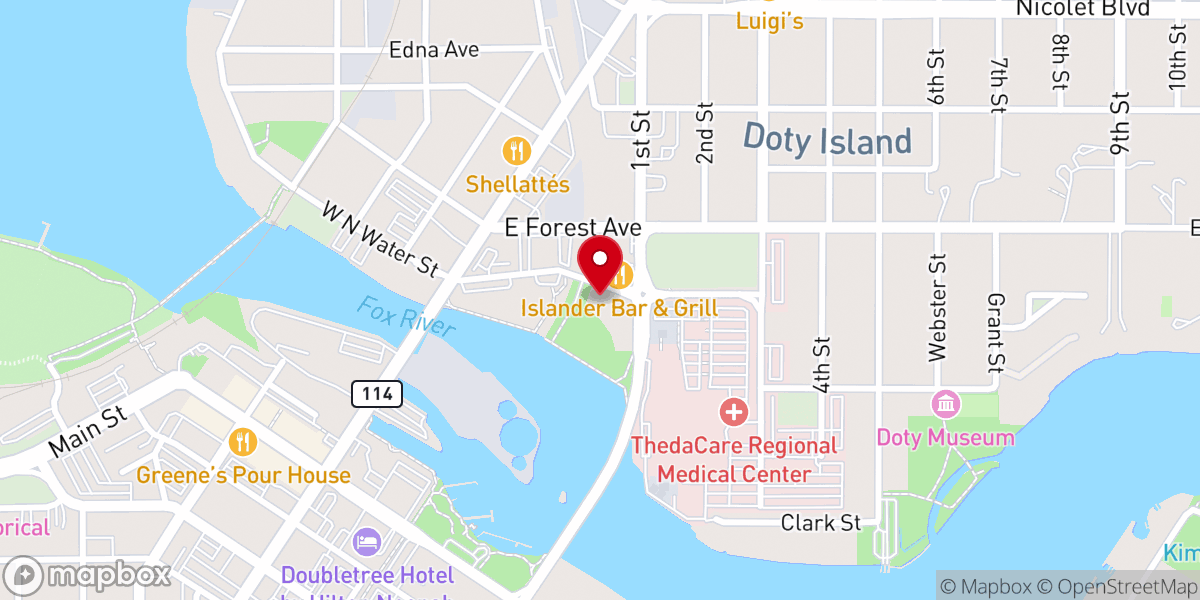 Map showing location of John Knox Presbytery
