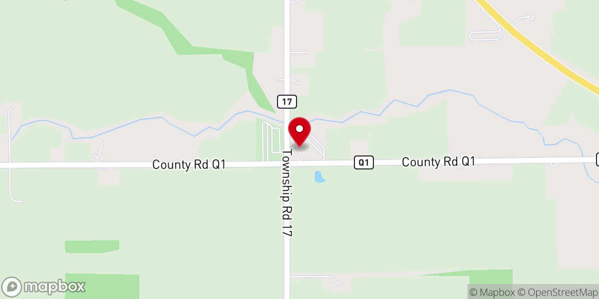 Map showing location of St Paul's Lutheran Church