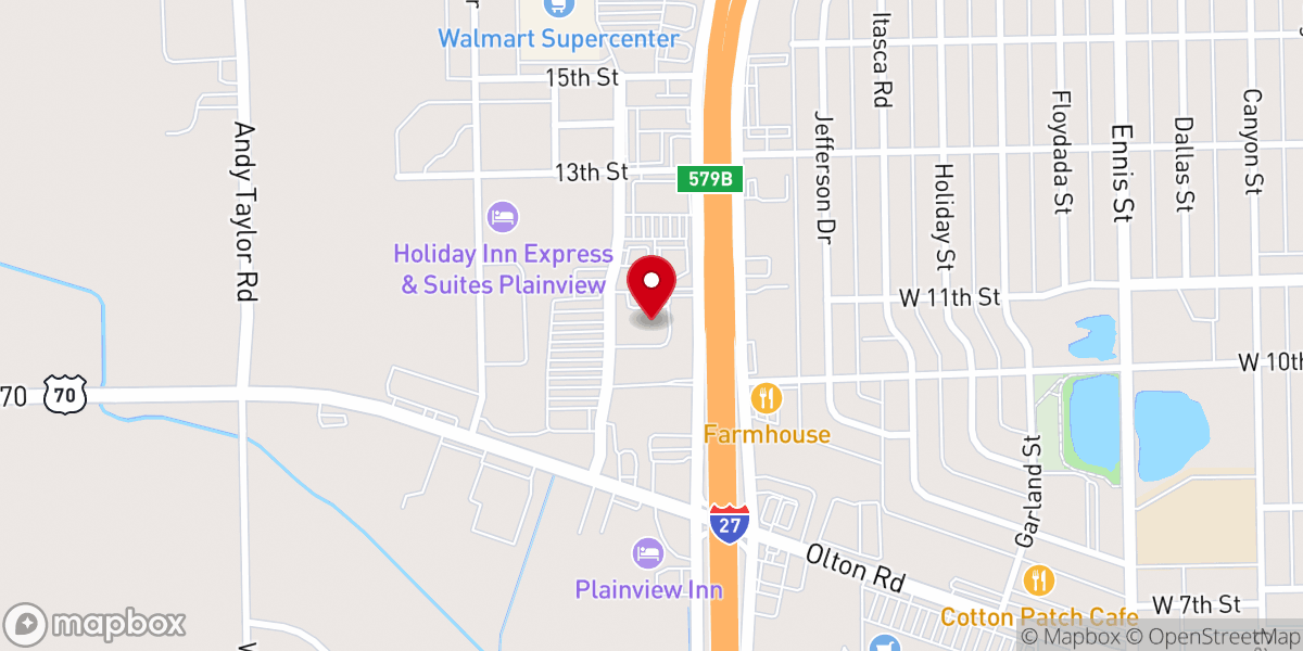 Map showing location of Abundant Grace Church