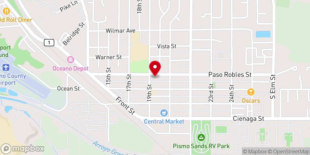 Map showing location of Open Door Preschool