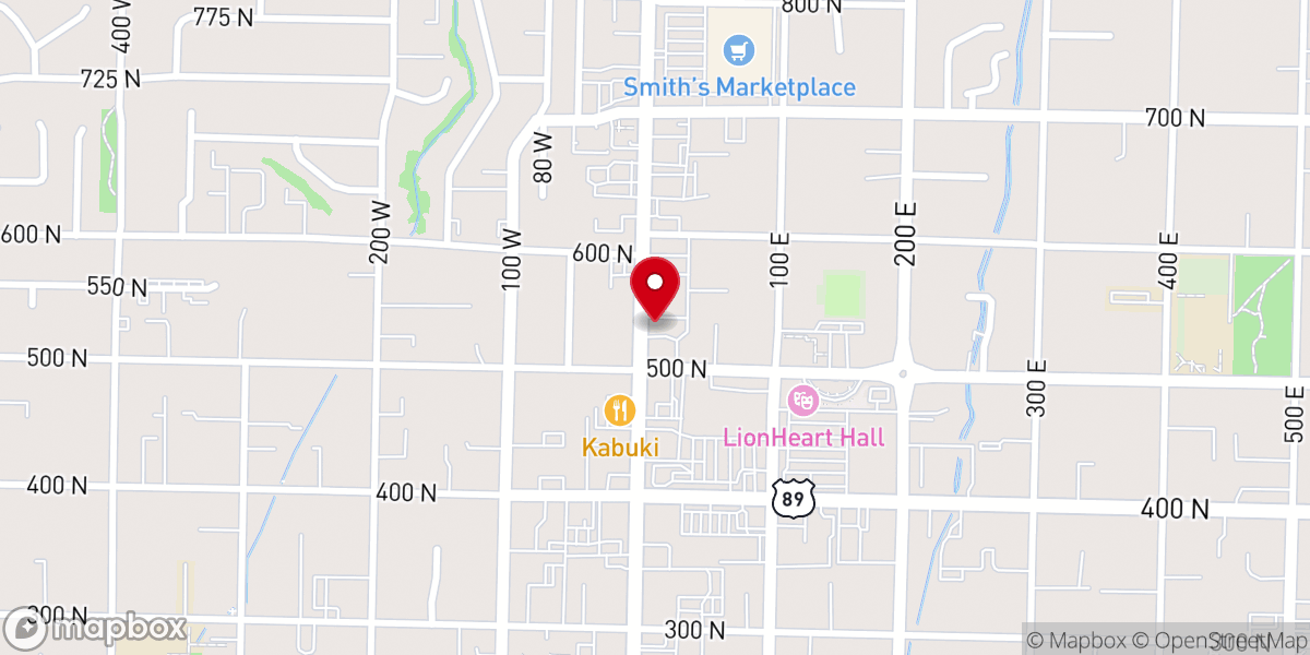 Map showing location of Logan Potter's House Christian Center Church