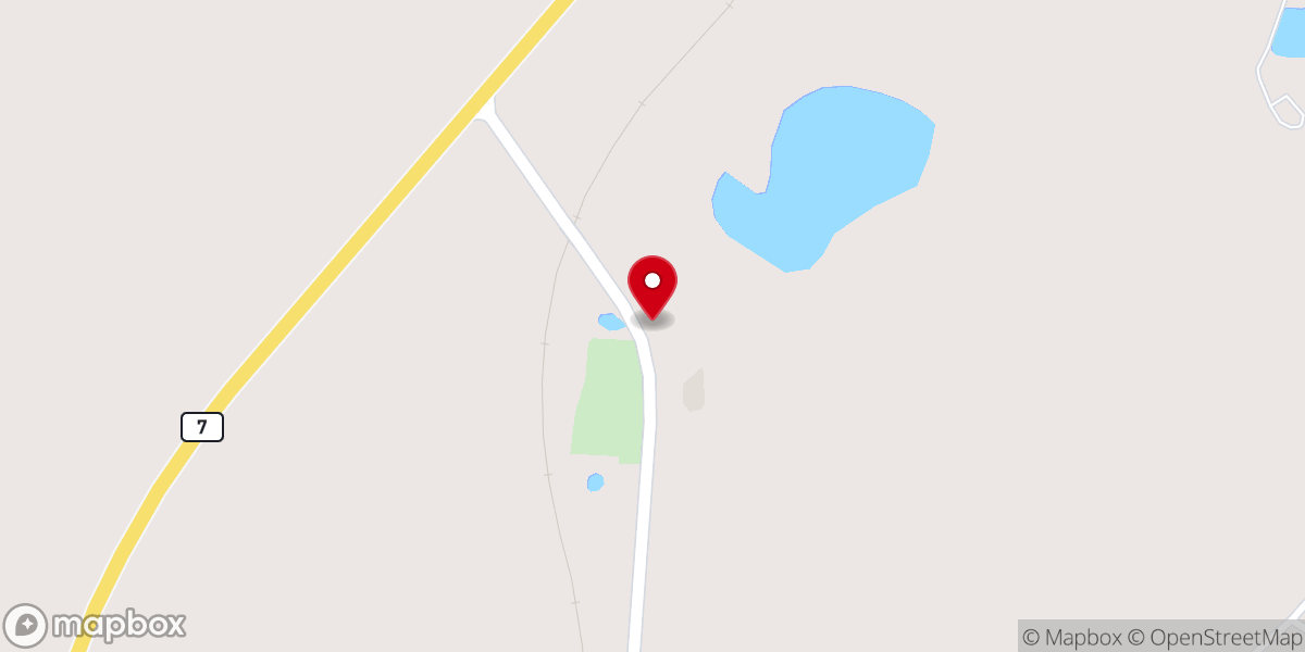 Map showing location of Mount Vernon Church