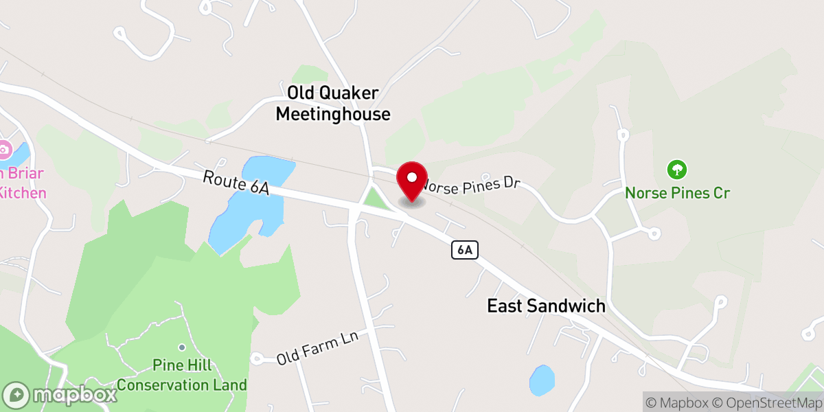 Map showing location of Scenic Roots