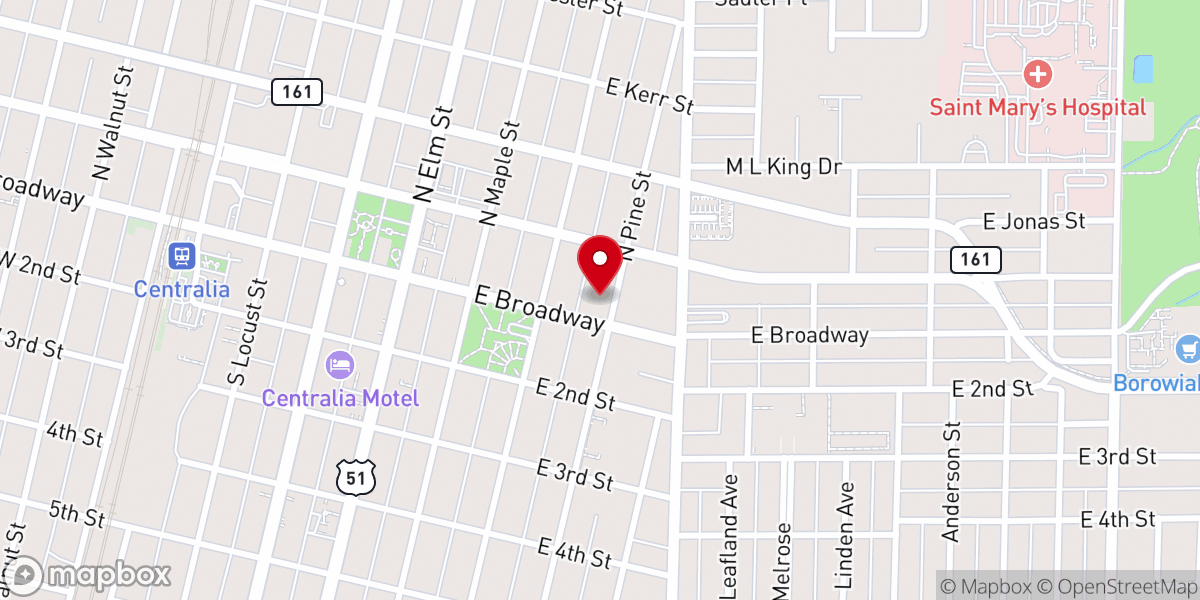 Map showing location of Bible Based Community Church