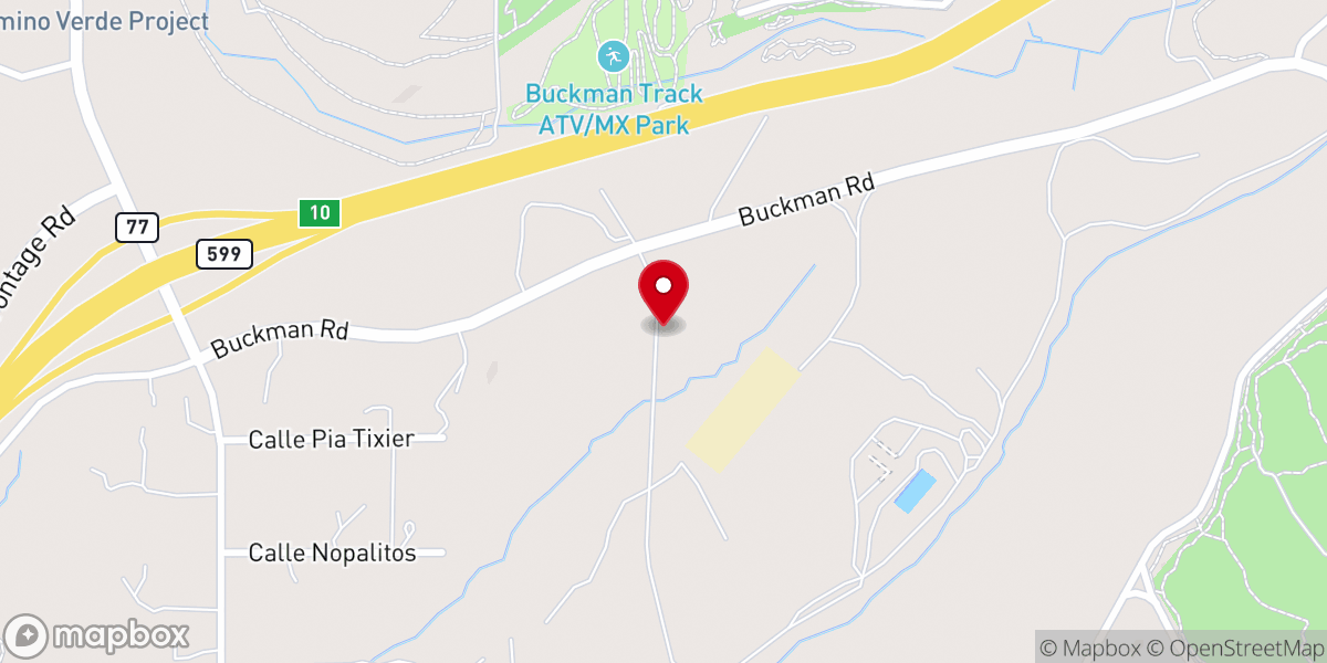 Map showing location of Mother Nature Center