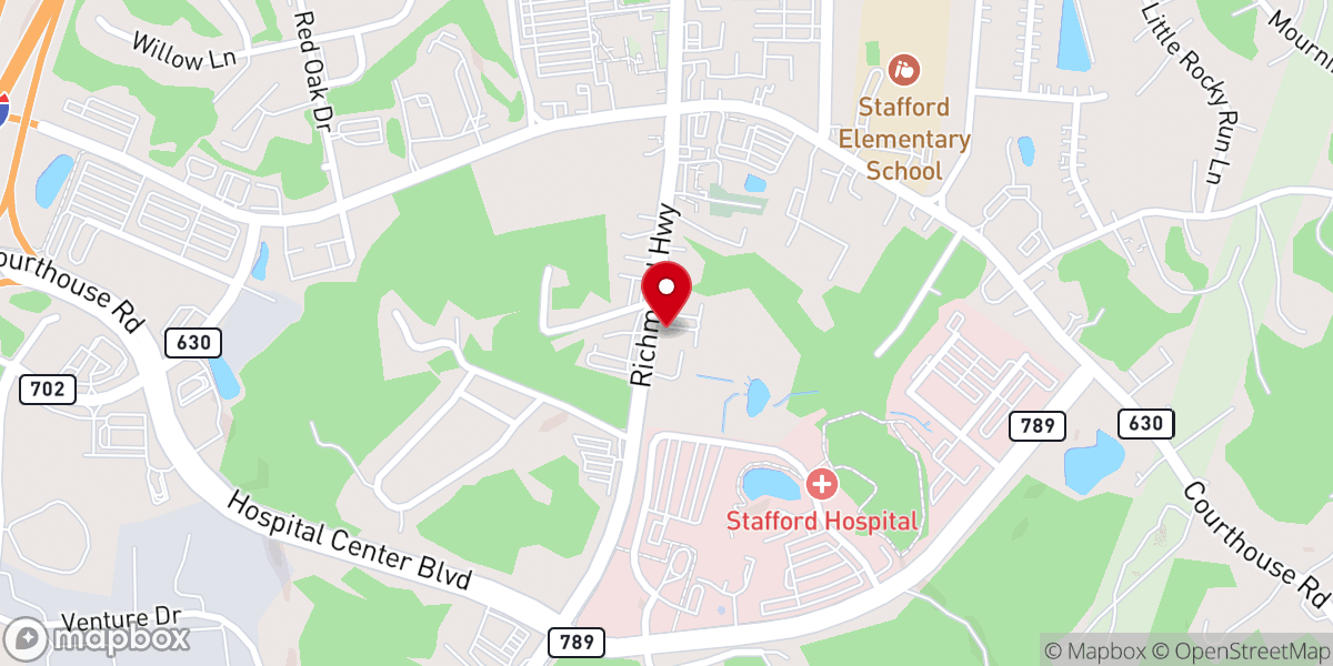 Map showing location of Fire Priase & Worship Ministry