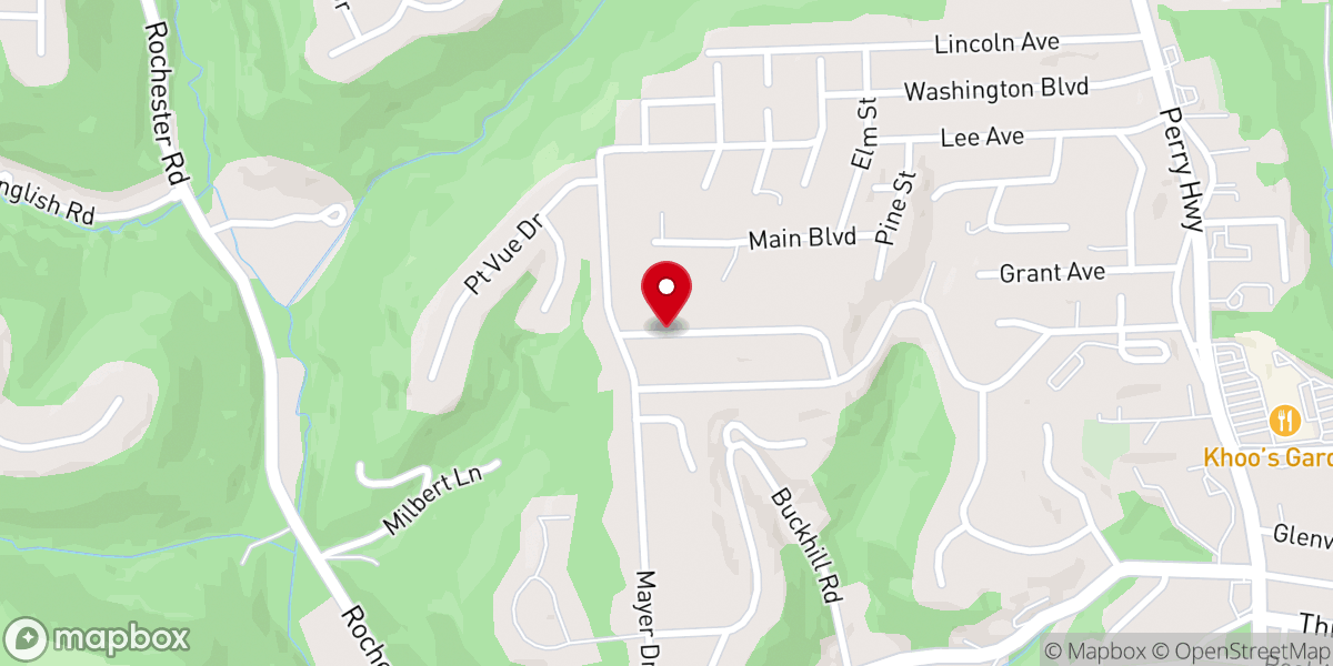 Map showing location of Kingdom Restoration Christian Center