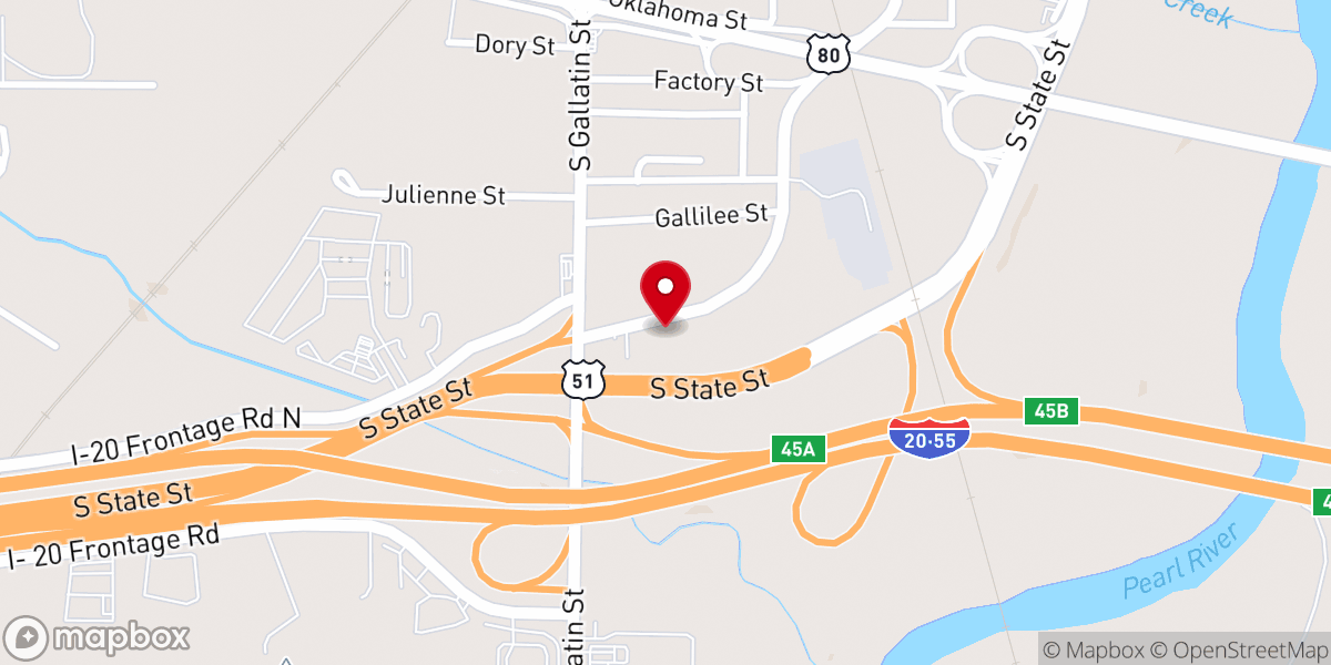Map showing location of Breakthrough Ministries Apostolic Faith Worship Center
