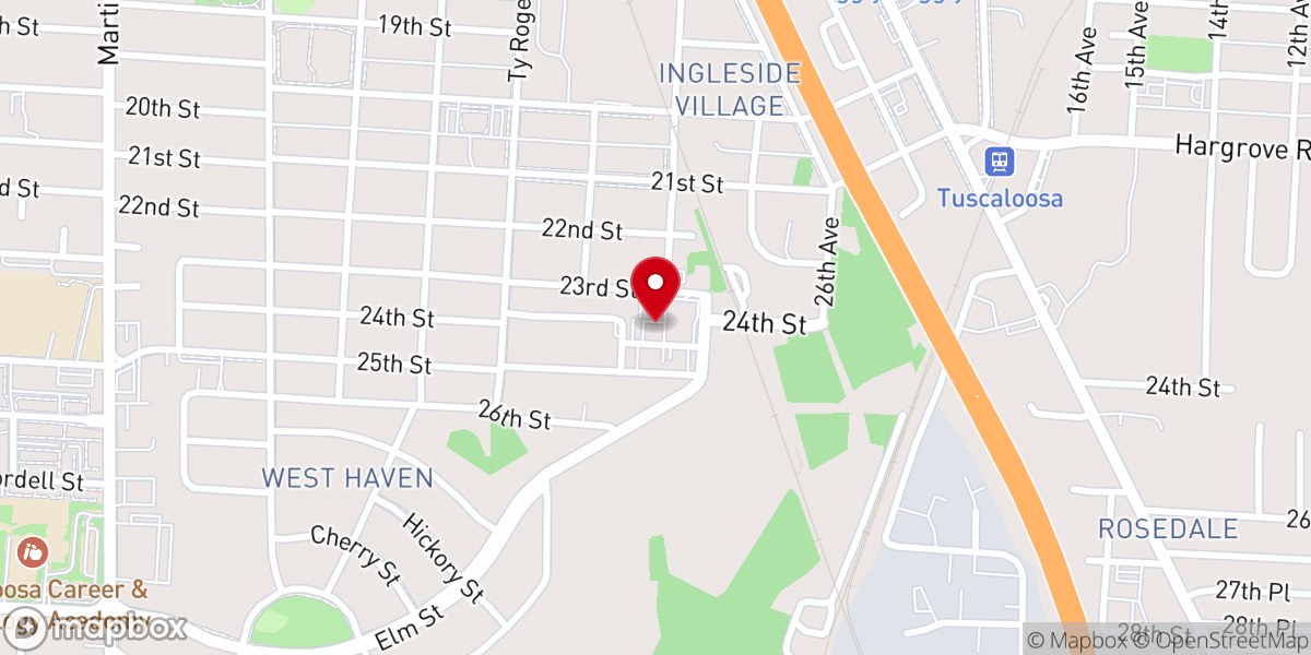 Map showing location of Elizabeth Baptist United Appeal Fund Inc