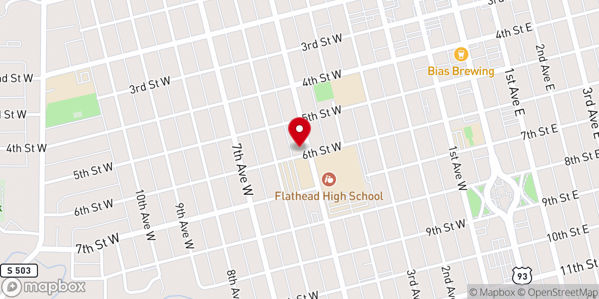 Map showing location of St. Herman Orthodox Christian Church