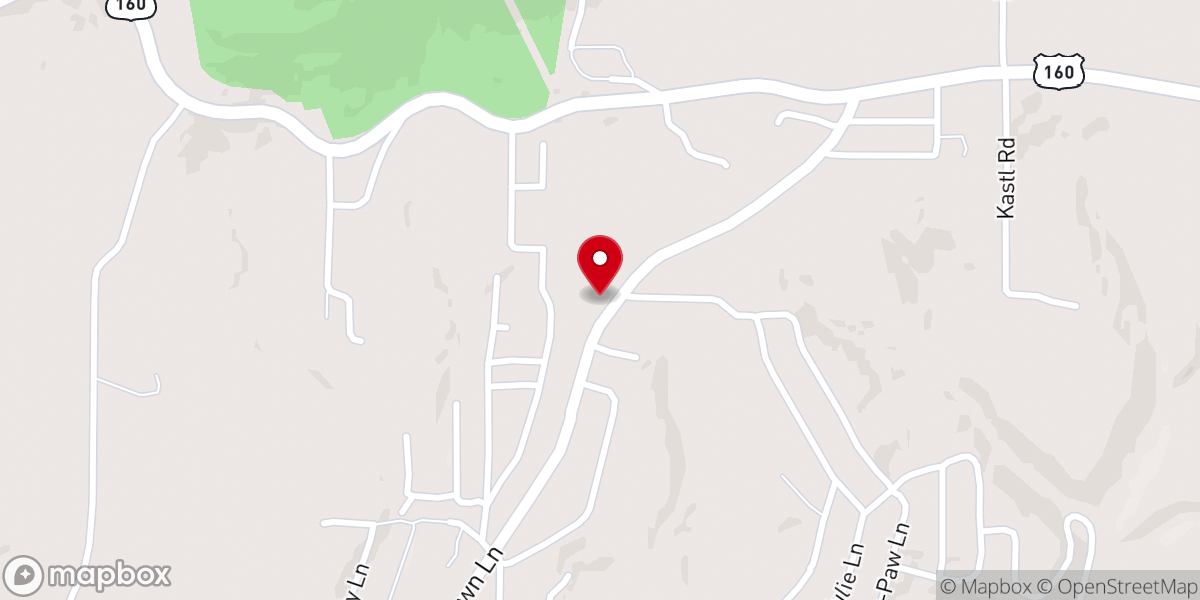 Map showing location of Calvary Full Gospel Church
