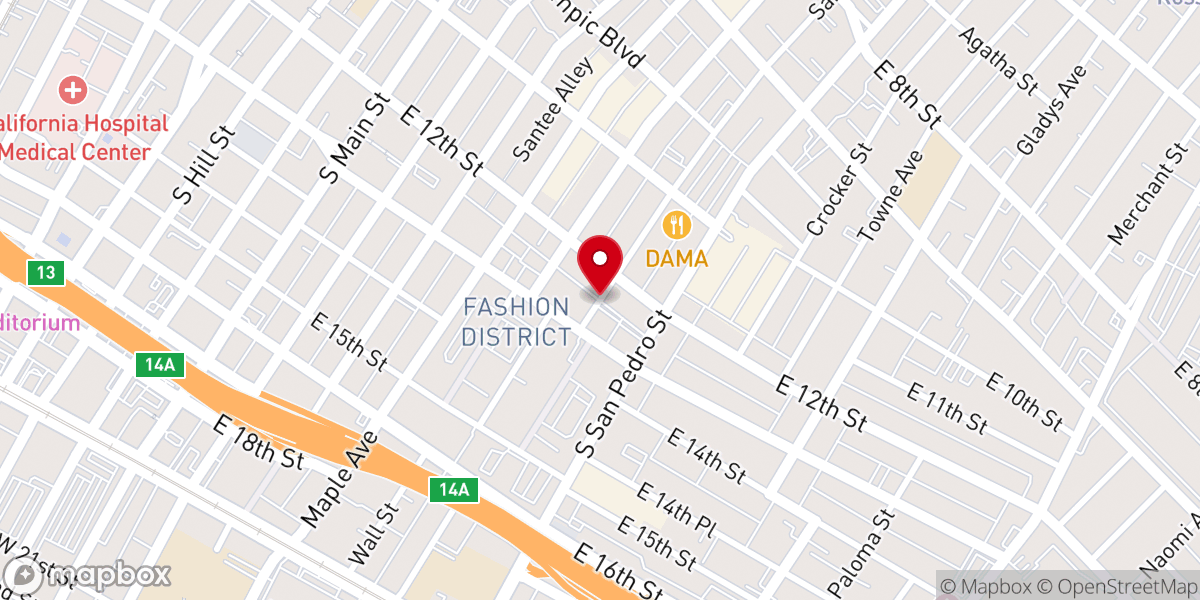 Map showing location of Annunciation of the Virgin Mary Greek Orthodox Church Square