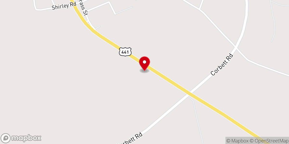 Map showing location of Church of Christ
