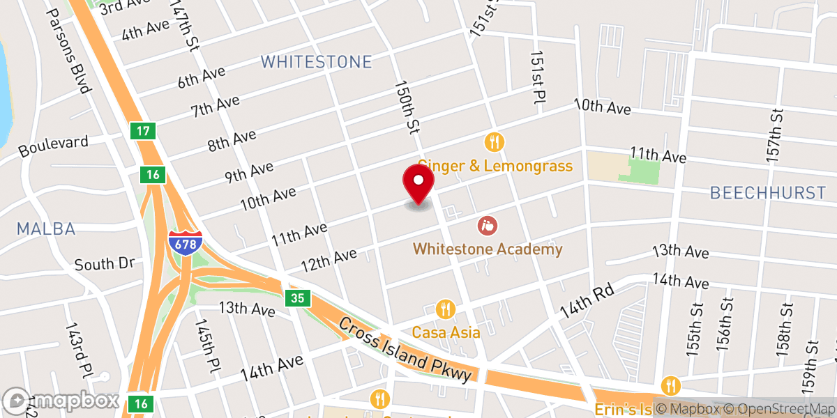 Map showing location of Immanuel Lutheran Church