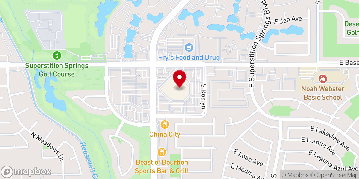 Map showing location of UR Church Arizona