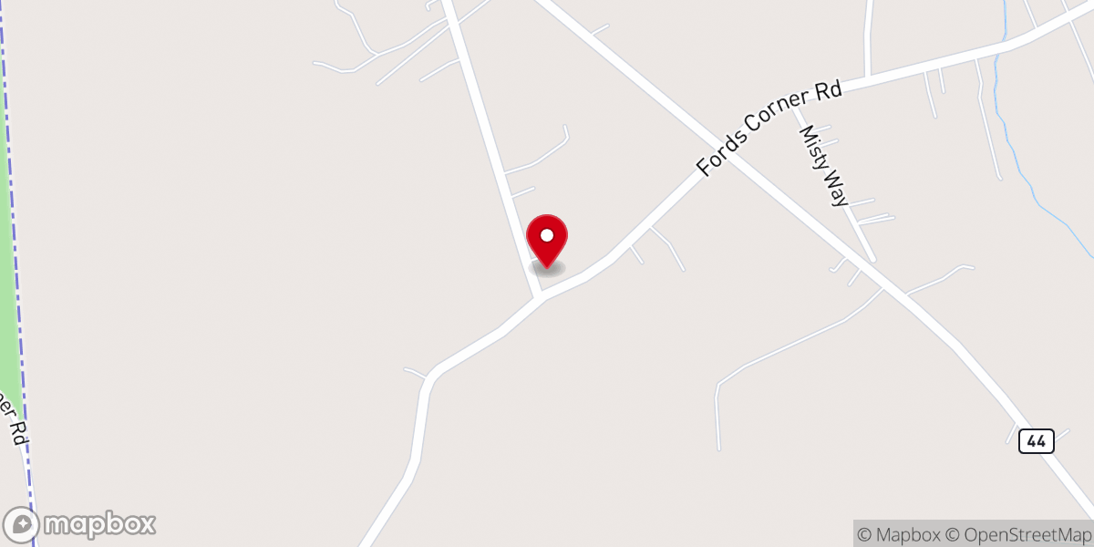 Map showing location of St John's Holy Church