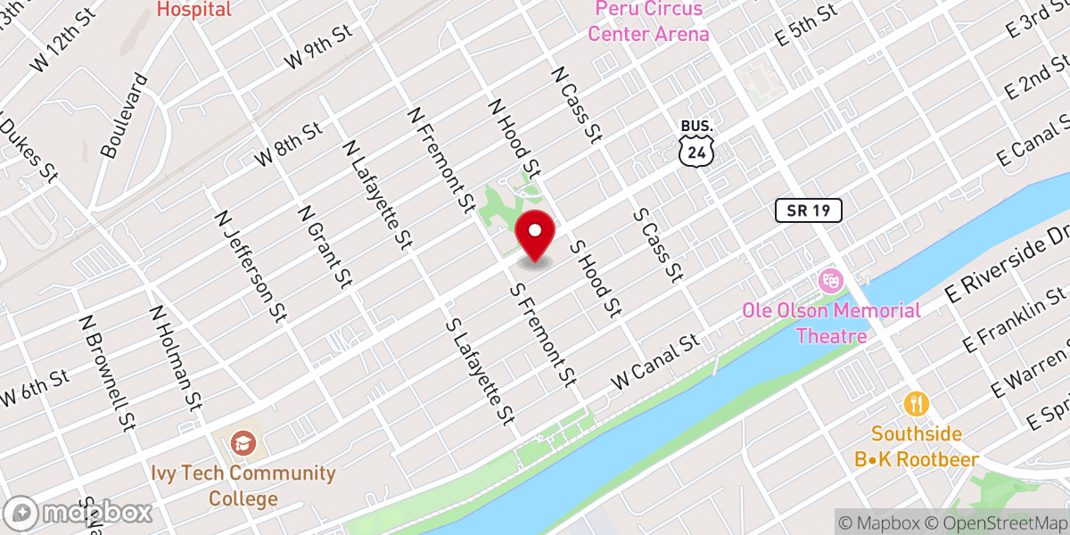 Map showing location of St John's Christian Day Care