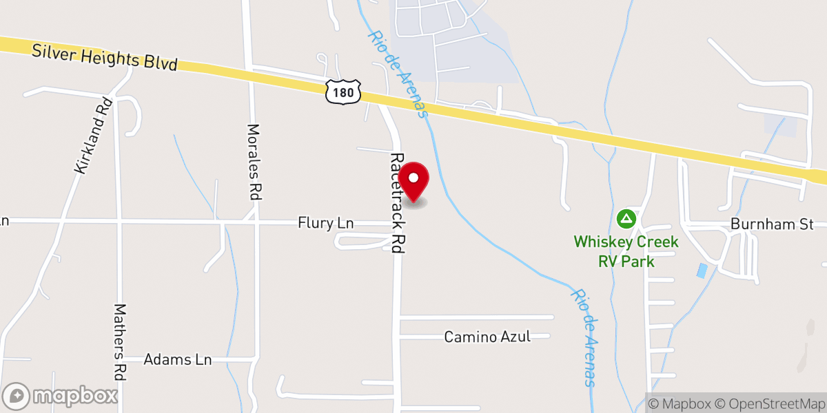 Map showing location of Valley Community Church