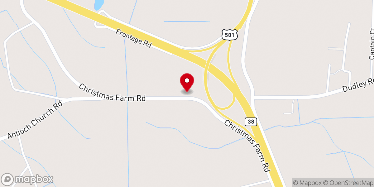 Map showing location of Miracle Temple Holiness Church