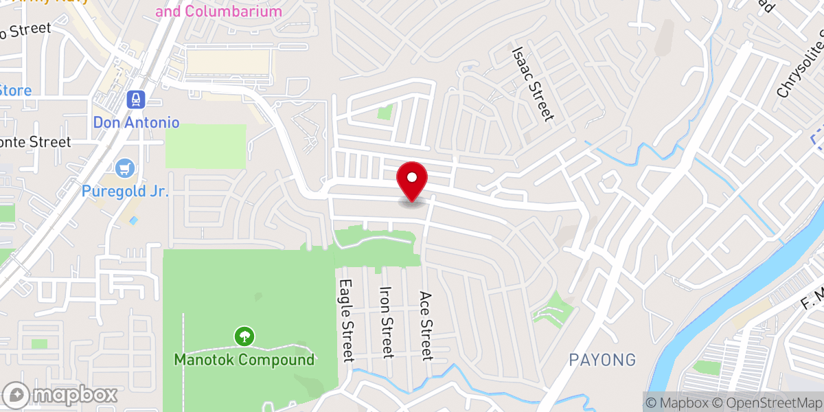 Map showing location of St. Michael the Archangel Parish (Diocese of Novaliches)