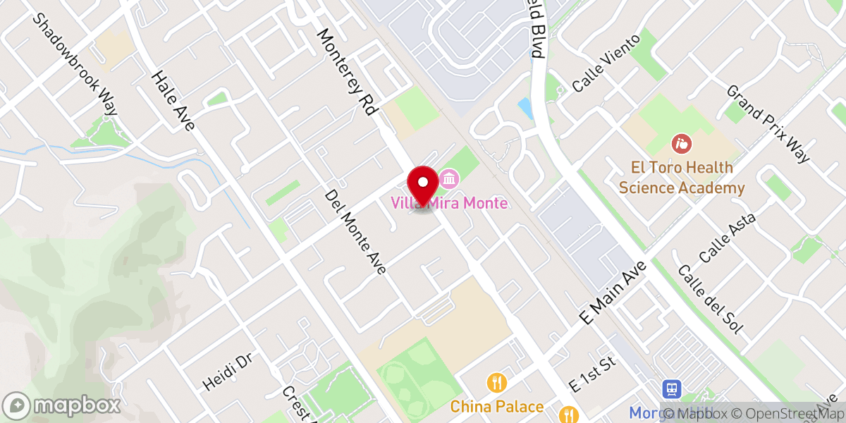 Map showing location of Congregation Emeth