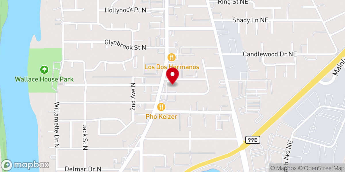 Map showing location of Resurrection Life Fellowship