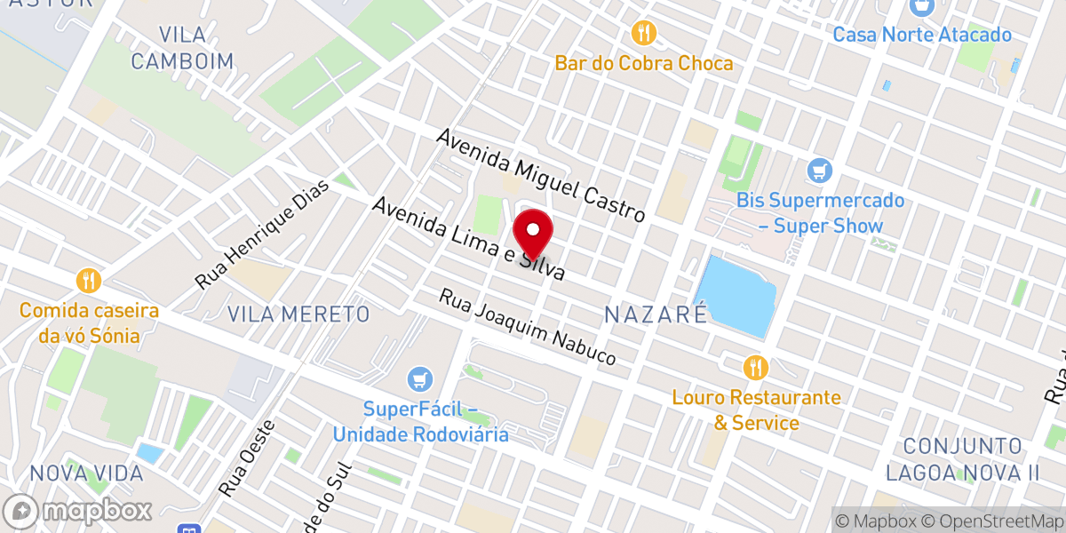 Map showing location of IEADERN - Assembléia de Deus - Cong. Emanuel