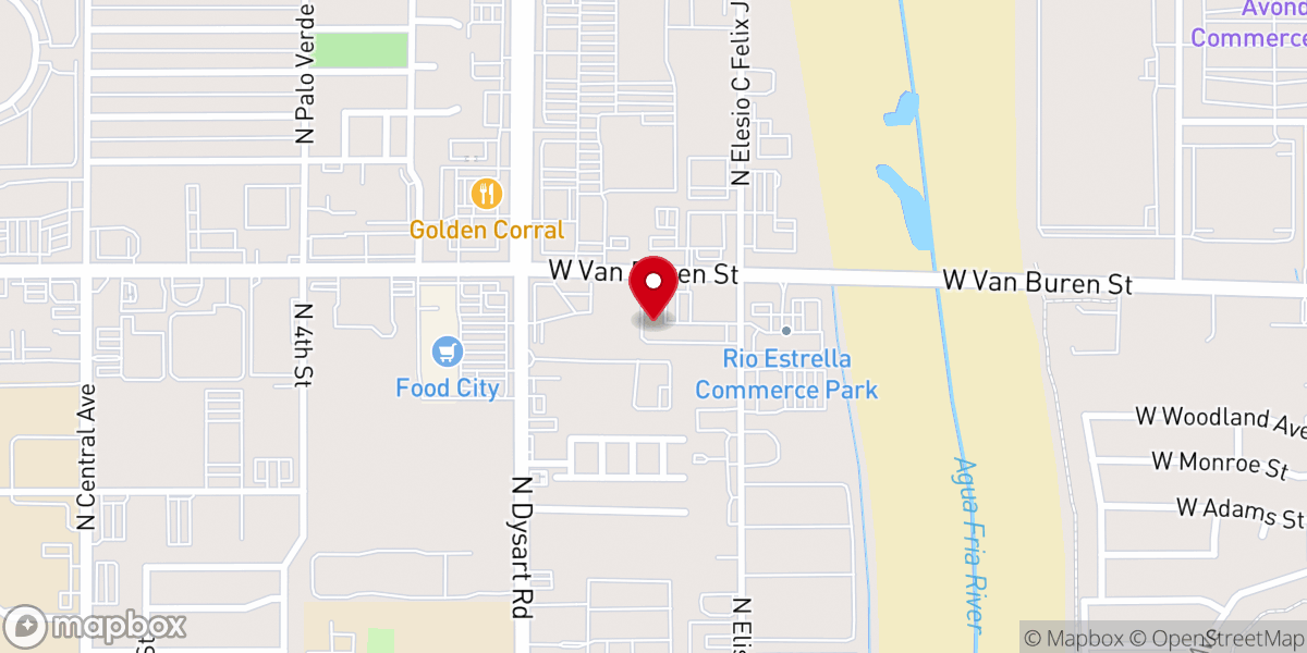 Map showing location of Lighthouse Baptist Church
