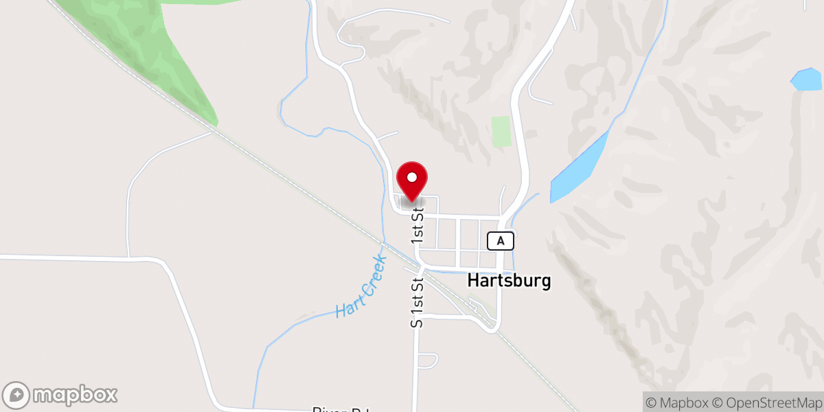 Map showing location of Peace United Church of Christ