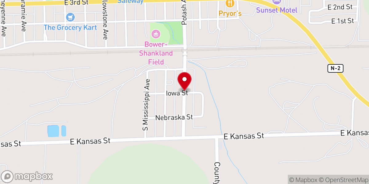 Map showing location of Indian Mission Church of God