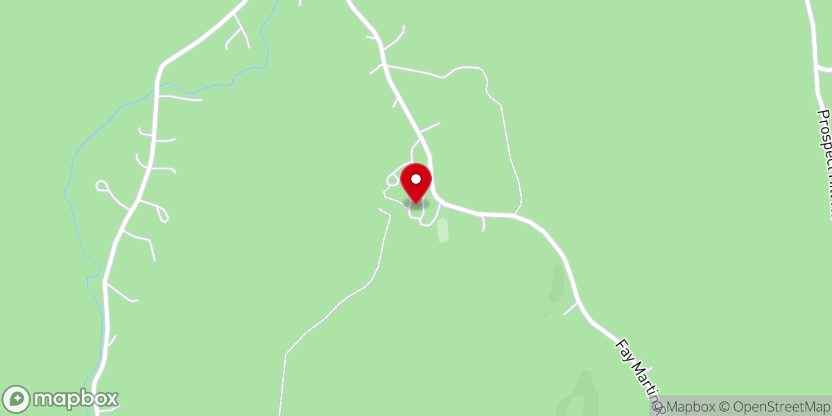 Map showing location of Saint Benedict Center