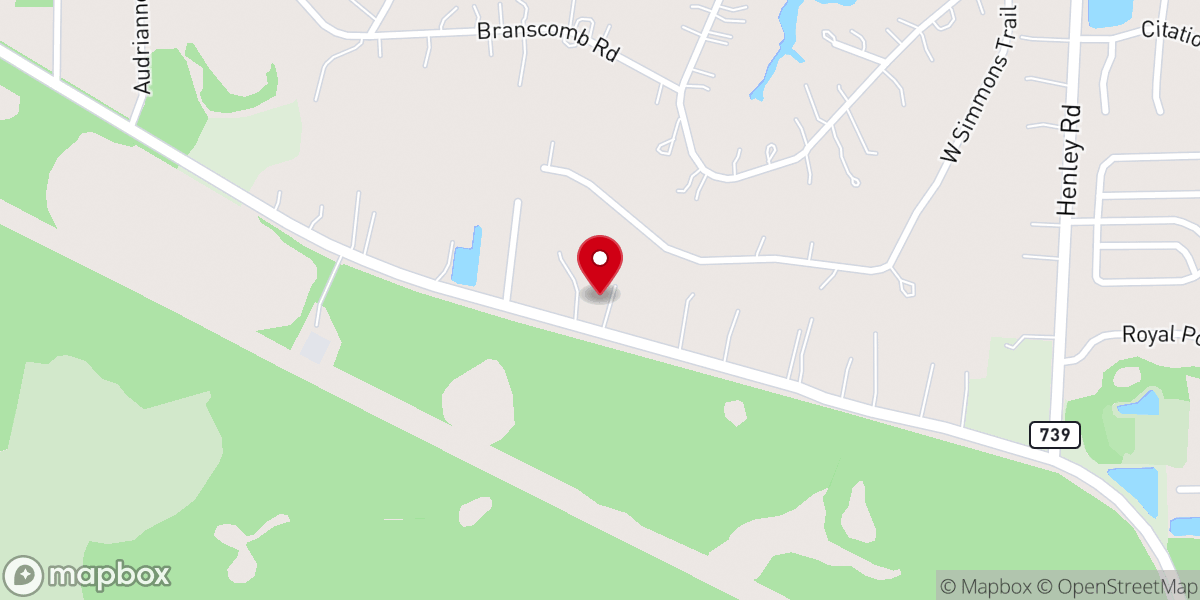 Map showing location of Black Creek Church of Christ