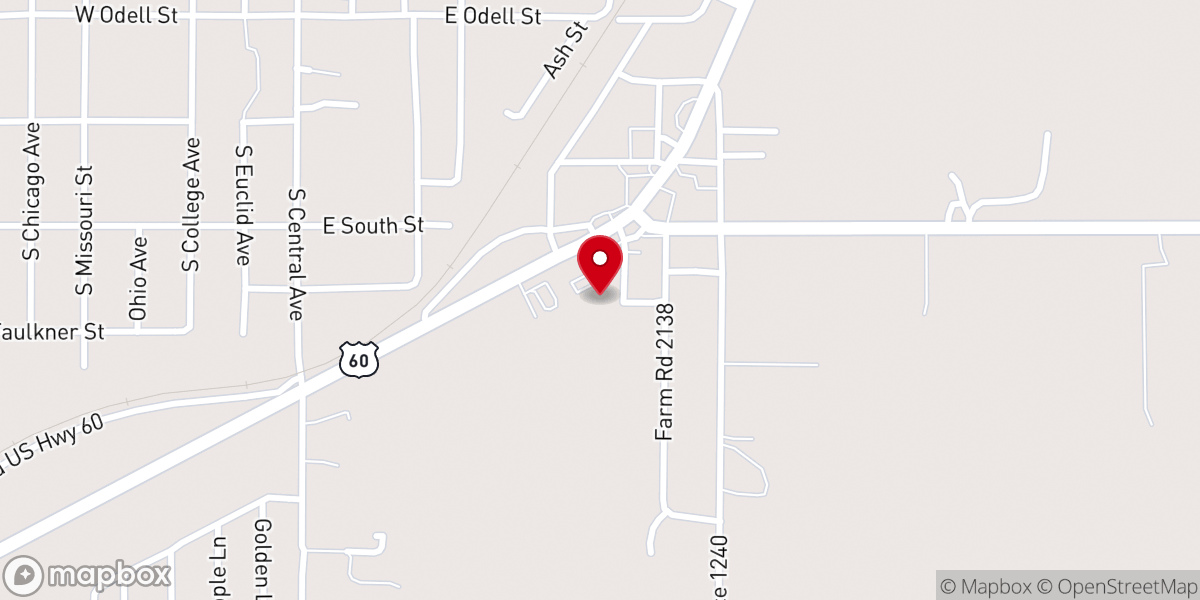 Map showing location of Word of Life Church