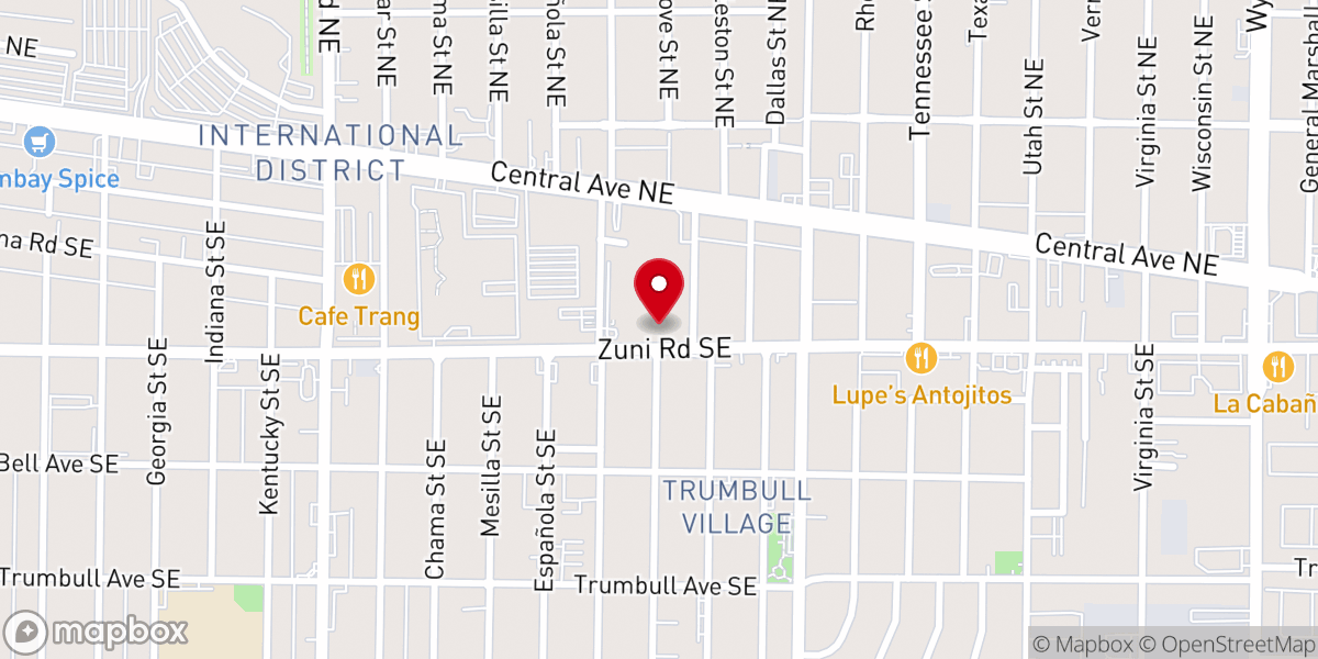 Map showing location of Faith Tabernacle Baptist Church