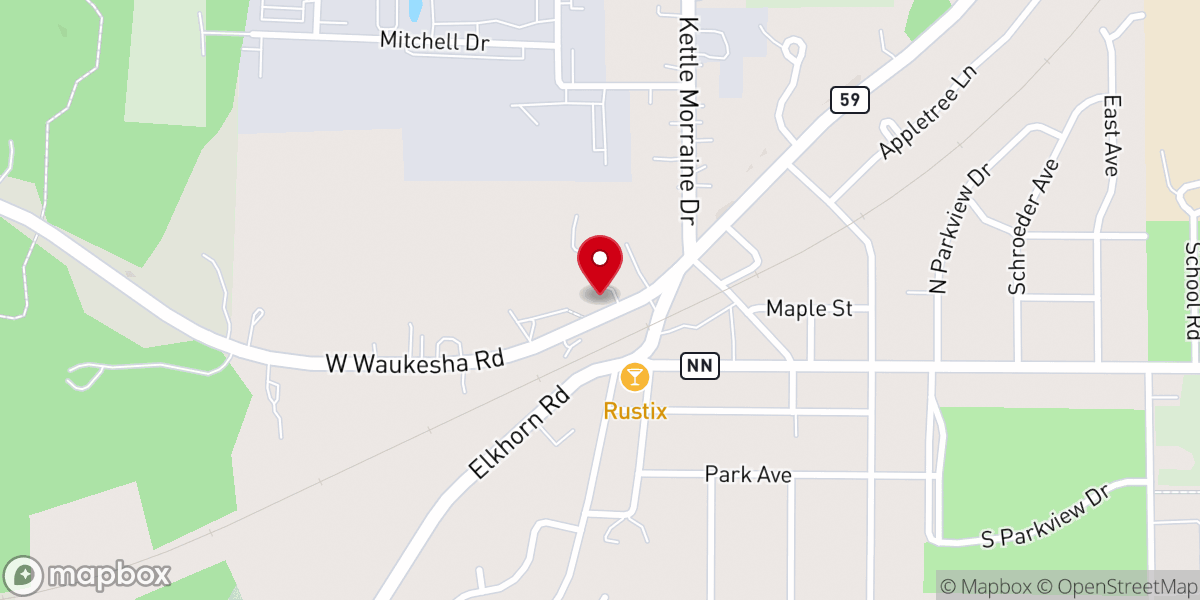 Map showing location of St Theresa Catholic Church