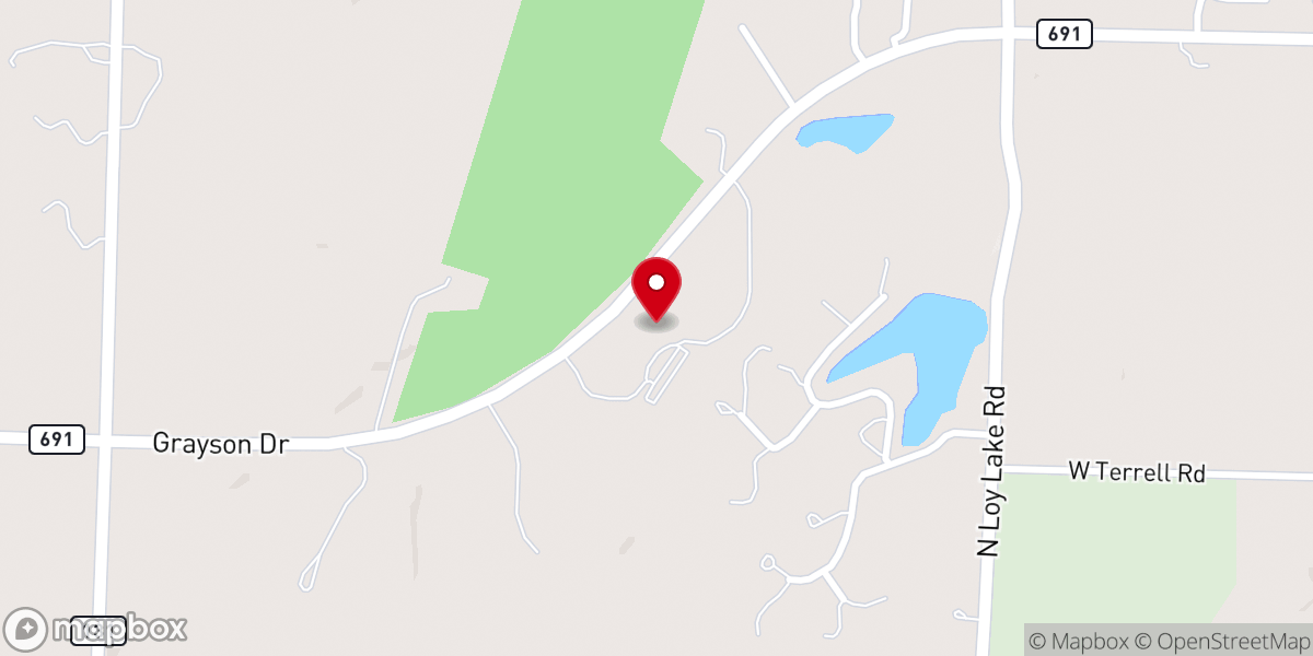 Map showing location of Legacy Bible Church