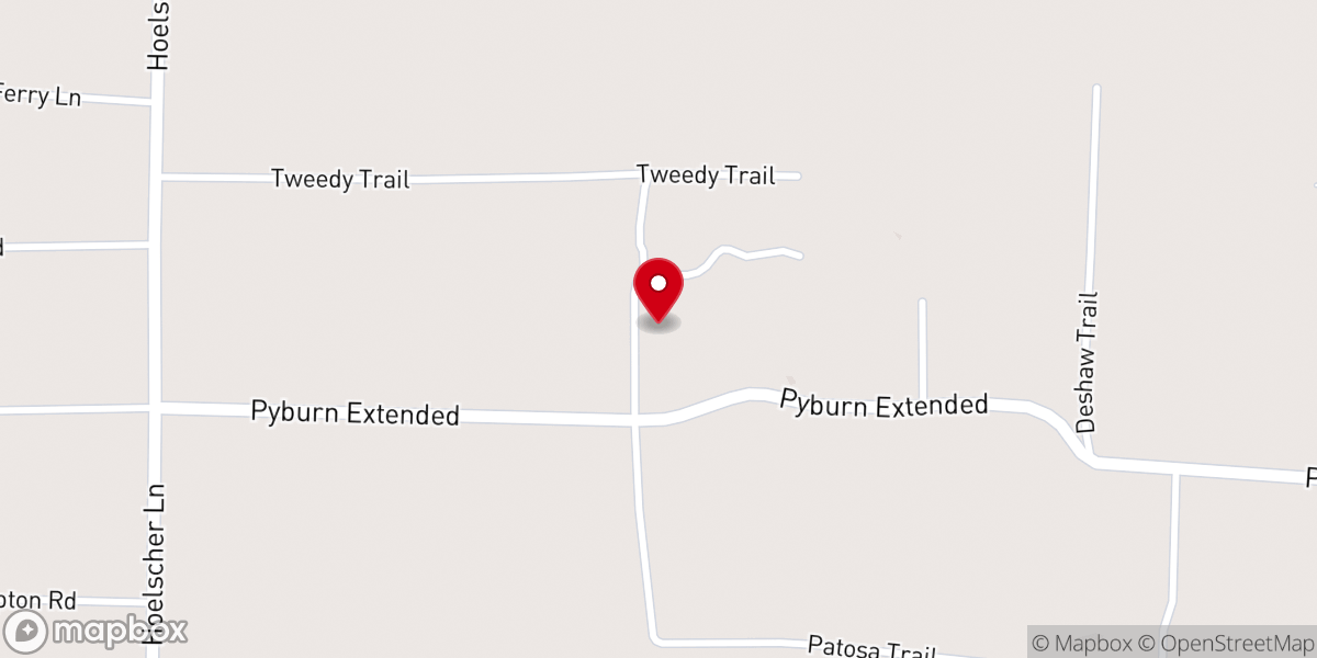 Map showing location of Little Children of Jesus Christ
