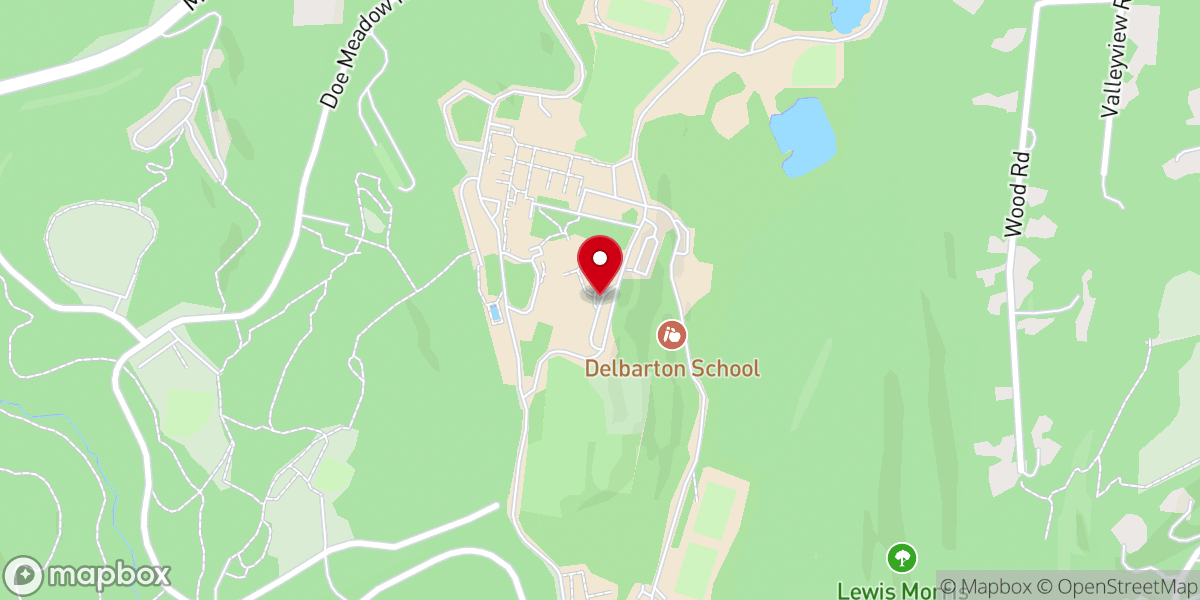 Map showing location of Order of Saint Benedict of New Jersey