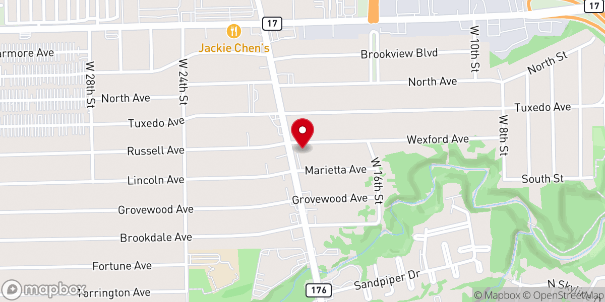 Map showing location of St Mary's Polish National Catholic Church
